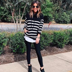 Black and white stripped sweater